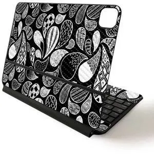 MightySkins Skin for Apple Magic Keyboard for iPad Pro 11-inch (2020) - Sushi | Protective, Durable, and Unique Vinyl Decal wrap Cover, Drops, CF-APIPSK1120-Drops