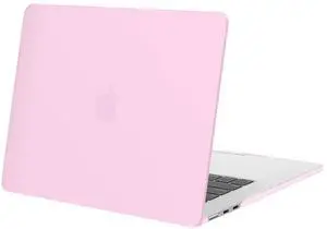 MOSISO Compatible with MacBook Air 15 inch Case 2025 2024 2023 Release M4 A3241 M3 A3114 M2 A2941 Liquid Retina Display Touch ID, Protective Plastic Hard Shell Case Cover, Dusty Pink
