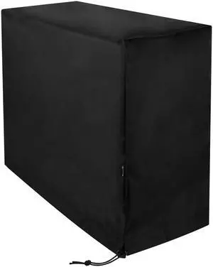 CaSZLUTION Computer CPU Dust Cover for Mid-Tower PC Case, Antistatic Water Resistant Desktop Host Protector Sleeve with Adjustable Elastic Cord - 10.0W x 19.6H x 24.8D Inch