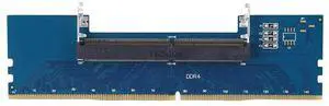 Professional SO-DIMM DDR4 Memory Converter 2133Mhz 260 to 288 Laptop DIMM Memory Card Riser Card 4-Layers Desktop Memory Adapter, Blue
