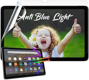 IPROKKO 2 Pack Anti-Blue Light Screen Protector for Fire Max 11 Tablet (11 inch) Anti Glare Screen Film, Fire Max Stylus Pen Compatible