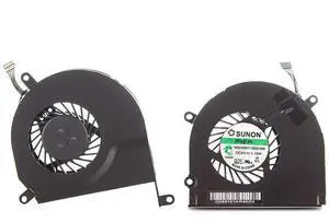 Willhom Left + Right CPU Cooling Fan (661-4951,661-4952, 922-8702,922-8703) Replacement for MacBook Pro 15" A1286 (2008, 2009, 2010, 2011, 2012)