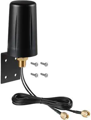 Eifagur 9dBi WiFi 6 6E Tri-Band 2.4GHz + 5 GHz + 6GHz Wall Mount Antenna for WiFi 6 6E Router Hotspot PC Desktop Computer PCI-E Network Card Reolink Security Camera Signal Booster