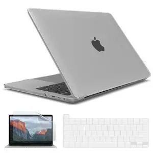 IBENZER Compatible with 2025 2024 M2 MacBook Pro 13 Inch Case 2025-2016 M1 A2338 A2289 A2251 A2159 A1989 A1706 A1708, Hardshell Case&Keyboard Cover&Screen Film for MacPro 13, Clear, T13CL+2B
