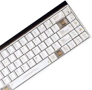 daixiahu Baroque Theme keycap Cherry Profile 145Keys pbt Material + 25pc+7 Window Material - 177 Keys Custom keycap Set Suitable for 61/87/104/108 Cherry MX Switch and Other Mechanical Keyboards