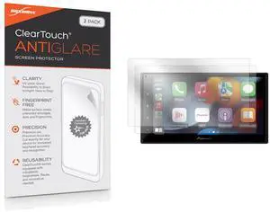 BoxWave Screen Protector Compatible with Pioneer DMH-W2770NEX - ClearTouch Anti-Glare (2-Pack), Anti-Fingerprint Matte Film Skin