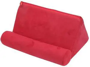 Wisoqu Pillow Tablet Stand, Soft Phone Tablet Holder Tablet Pillow Holder for Lap Lightweight Portable for Armrests for Bed for Carpet