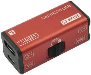 Sipeed NanoKVM-USB Operations Maintenance Server Tool Kit, Multi-Device Collaboration, Finger-Sized 4K USB KVM for Server SBCs, Mini 1080P Video Switcher Capturer, 4K HDMI in/Loop Out (KVM Kit3)