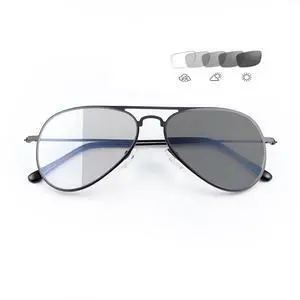 YIMI Photochromic Blue Light Blocking Glasses UV400 Sunglasses Anti Eyestrain Computer Gaming Blue Light Screen Blocker Glasses Clear Lens Anti Glare Eye Protection Eyewear for Men Women