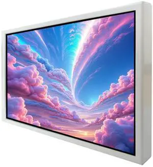 VSDISPLAY 7 Inch IPS 1280x800 White LCD Monitor Small Screen as Secondary Display for Laptop Computer PC Case