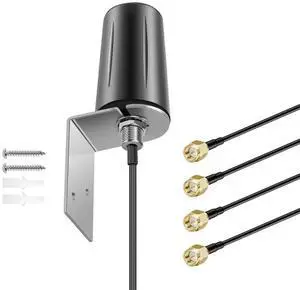 4x4 MIMO Omnidirectional Low Profile Wide-Band 4G LTE 5G External Antenna for Boosts Performance of 4G/5G Routers Gateways Hotspot Verizon AT&T T-Mobile RV Home Internet, Slinkdsco