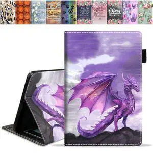 DEHJYYIJUY Case for All-New Amazon Fire Max 11 Tablet (13th Generation, 2023 Release) 11" - Slim PU Leather Folio Smart Cover with Auto Wake/Sleep, Purple Dragon