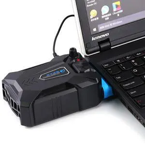 Mugast Laptop Cooler, Air Extracting Laptop Cooling with Vacuum Fan - USB Powered, Wind Control, Low-Noise, Portable Radiators,CPU Cooler, Fan Heat Sink for Notebook