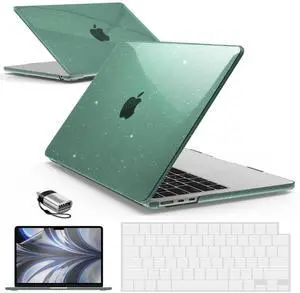 IBENZER Compatible with 2025 2024 2023 2022 MacBook Air 13 inch Case M4 A3240 M3 A3113 M2 A2681, Hardshell Case & KeyboardCover & ScreenFilm & Type-C for Mac Air 13.6, Star MTGN, AT13-KK-S-MTGN+2TC