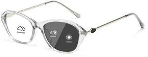 Cyxus Photochromic Glasses for Women Men UV Protection with Blue Light Blocking8257i43 Gray