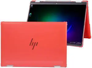 mCover Case ONLY Compatible for 2024~2025 16-inch HP Envy x360 16-ACxxxx / 16-ADxxxx Series 2-in-1 Windows Notebook PC (NOT Fitting Any Other HP Models) - Red