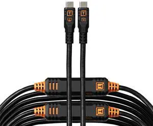 TetherPro Optima 10Gbps Gen 2 USB-C, 31' (9.4m), Straight to Straight, Non-Reflective Black