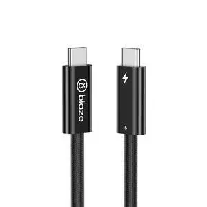 biaze Thunderbolt 5 Data Cable, 6.5-Foot USB-C to USB-C Data Cable, Supports 240W Charging, up to 120Gbps Bandwidth,Supports 8K/4K Display, iPhone 16, MacBook, and More Devices