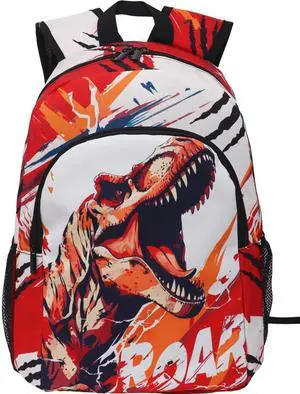 VIVIDSATCH Dinosaur Backpack, Dinosaur Cartoon Backpack for Men Women