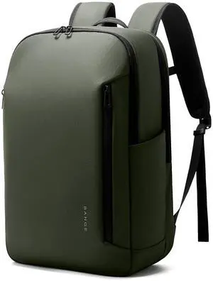 BANGE Business Smart Backpack for Men and Womencan holds 15.6 Inches Laptop Backpack, Waterproof Commute Work Travel Backpack, Flight Carry-On (green)