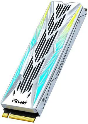 Fikwot FN990 1TB NVMe SSD M.2 2280 PCIe Gen4x4 with RGB Heatsink, Up to 7400MB/s, 3D NAND TLC, Internal Gaming Solid State Drive for PS5 & Desktop