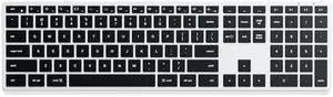 Satechi Slim X3 Bluetooth Backlit Keyboard for Mac, Illuminated Keys & Multi-Device Sync, for MacBook Air/Pro M4, iPad Air/Pro M4/M3, iPad mini, Mac mini, iMac - Silver