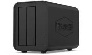 TERRAMASTER F2-424 NAS Storage 2Bay - N95 Quad-Core CPU, 8GB DDR5 RAM, 2.5GbE Port x 2, Network Attached Storage with High Performance (Diskless)