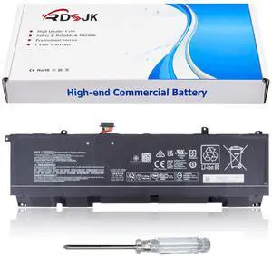 QK06XL Laptop Battery for HP 10 Slim 16 Omen Transcend 16-U0000 16-U0000CI 16-U0012TX 16-U0500NA 16-U1095NG 16-U1000 Series QK06097XL N28647-1C1 N28647-1E1 N28832-005 TPN-C171 TPN-IB0V 11.55V 97.04Wh