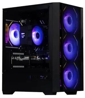 OKAMUS Gaming PC Computer Desktop, i7 CPU up to 3.5 GHz, GTX 1660S 6GB Graphics, 1TB NVMe SSD, 32GB DDR4 ECC RAM, RGB Fan x4, 550W PSU (i7+GTX 1660S+1T+32G)