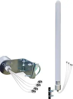 Omni Directional 4x4 MIMO Antenna 5G for T Mobile Home Internet, 5G/ 4G/ LTE/WiFi Outdoor Cellular Antenna for Modems Routers Hotspots Gateway, 600-6000MHz
