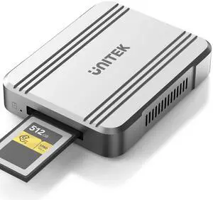 40Gbps CFexpress 4.0 Type B Card Reader - USB4 CF Express Reader, CFexpress Type B Memory Card Reader, Portable Aluminum Memory Card Adapter, Plug and Play, Compatible with Cameras, Laptops, and Cages