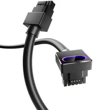 Hydrus 50cm Black 16PIN A-Type 12VHPWR Module Power Supply for GPU, Ensures Stable Power Delivery, Boosts GPU Performance, Optimizes Cooling, Fits Various GPU Models, Enhances Gaming Experience