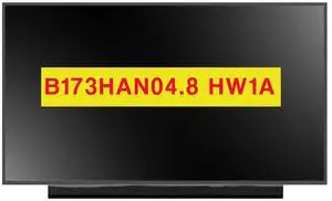 17.3" Screen Replacement for B173HAN04.8 HW1A FHD 1920 x 1080 30 pin LCD Non-Touch Screen Display Panel