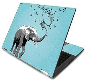MightySkins Skin for Acer Chromebook Spin 13" (2019) - Musical Elephant | Protective, Durable, and Unique Vinyl Decal wrap cover | Easy To Apply, Remove, and Change Styles | Made in the USA (ACCSP1319