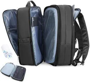 wepadre Vacuum Backpack Travel with Pump Expandable Travel Backpack with Vacuum System Vacpack Compression Backpacks Easy Vac Pack Carry on Luggage