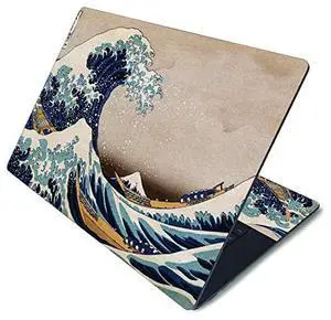 MightySkins Skin for Microsoft Surface Laptop 3 15" - Great Wave Of Kanagawa | Protective, Durable, and Unique Vinyl Decal wrap cover | Easy To Apply, Remove, and Change Styles | Made in the USA (MISU