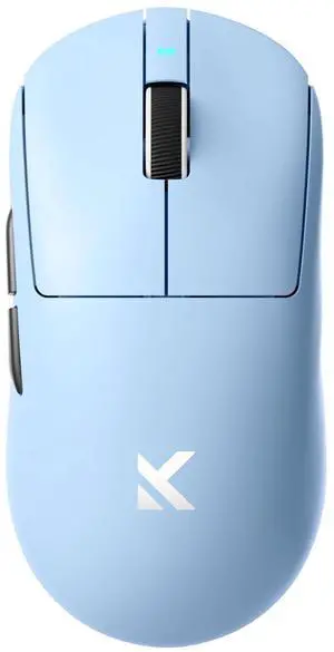 MCHOSE A7 Pro Wireless Gaming Mouse, Tri-Mode Connection, 59 Grams, PAW3395 26K DPI Sensor, Wired 8K/Wireless 1K Polling, 130 Hour Battery Life - Blue