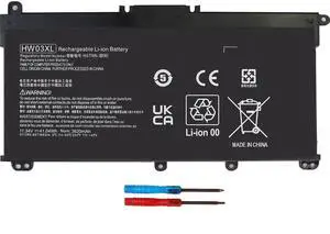 HW03XL L96887-421 Replacement hp 17 CP-XXX Laptop Battery for HP Pavilion 15-EG 15-EH 17-CN 17-CP 15-eg0025nr 15-eg0073cl 15-eg0070wm 15-eh0050wm 17-cn0xxx 17-cn0023dx HSTNN-LB8U L97300-005 Batteries.