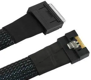 cablecc Oculink PCIe PCI-Express Data Active Cable SFF-8611 8i to SFF-8654 8i 8X Slimline SSD 50cm cablecc Oculink PCIe PCI-Express Data Active Cable SFF-8611 8i to SFF-8654 8i 8X Slimline SSD 50cm