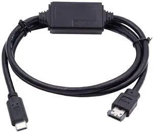 CY Cable for USB-C Type-C to Power Over eSATA DC5V USB2.0 to HDD SSD ODD eSATAp Disk Converter