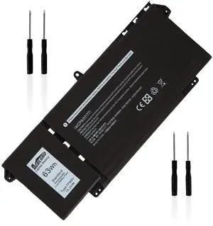 GBLGBD 7FMXV Replacement Battery for Dell Latitude 5320 7320 7420 7520 Series, Compatible with Part Numbers 4M1JN 1PP63 HDGJ8 MHR4G 0TN2GY TN2GY 9JM71 727CG 0727CG CN-0TN2GY CN-0727CG, 15.2V 3941mAh