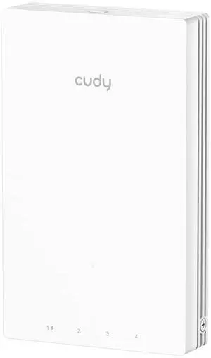 Cudy AP3000 Wall WiFi 6 AX3000 Wall Plate Wireless Gigabit Access Point, Support OFDMA, MU-MIMO, PoE Powered, Cudy App Control or Web Configuration