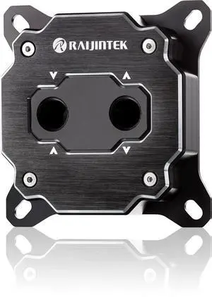 RAIJINTEK FORKIS Elite, CPU Water Block, Full Copper Material Melted by alloying brazing. with Adapting 3D Micro-fin Structure, G1/4 Thread, Nickel-Plated & Mirror polishing. (0R40B00201)