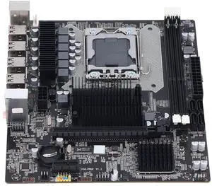 Yctze X58 Gaming Motherboard, 2 DDR3 DIMM LGA 1366 Pins, Supports ECC Memory, USB2.0 and Port, Includes One 8-Pin and One 24-Pin Power Connector Yctze X58 Gaming Motherboard, 2 DDR3 DIMM LGA 1366 Pins, Supports ECC Memory, USB2.0 and Port, Includes One 8-Pin and One 24-Pin Power Connector