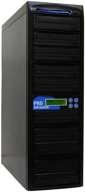 Produplicator 1 to 9 24X Burner CD DVD Duplicator - Standalone Copier Duplication Tower