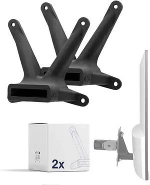 3IDEE VESA Mount Adapter Bundle Compatible with HP Monitors (22f, 22es, 22ea, 24f, 24es, 24er, 24ea, 27f, 27es, 27er, 27ea, U27 etc.)  75x75mm HP Monitor Mount Adapter (2-Pack)