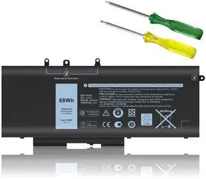 Zaidtek GJKNX Battery Compatible with Dell Latitude 5480 5580 5490 5491 5580 5590 5591 5280 5288 5488 5495 E5480 E5580 E5490 E5590 Precision 15 3520 3530 Series GD1JP DY9NT 5YHR4 451-BBZG 7.6V 4-Cell