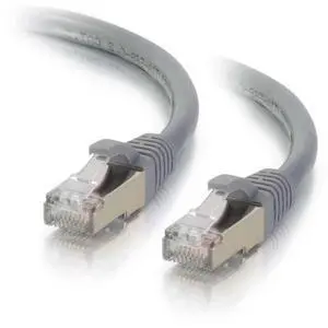 C2G 00652 Cat6a Cable - Snagless Shielded Ethernet Network Patch Cable, Gray (25 Feet, 7.62 Meters) C2G 00652 Cat6a Cable - Snagless Shielded Ethernet Network Patch Cable, Gray (25 Feet, 7.62 Meters)