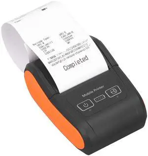 Portable Mini Thermal Printer, ABS Handheld Thermal Printing Machine, USB Receipt Bill Ticket Printer, Top Feed Thermal Receipt Printer for Supermarket, Shopping Mall, Restaurant
