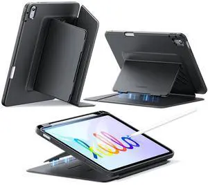 ESR for iPad A16 Case, iPad 11th/10th Generation Case (2025/2022), Vertical Stand Cover, Multi Stand Angles, Ultra-Stable Cover with Pencil Holder, Flip Series, Black ESR for iPad A16 Case, iPad 11th/10th Generation Case (2025/2022), Vertical Stand Cover, Multi Stand Angles, Ultra-Stable Cover with Pencil Holder, Flip Series, Black